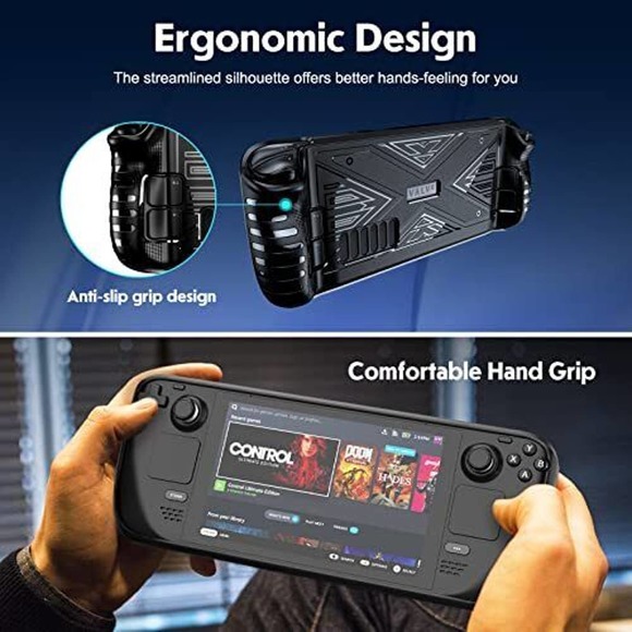 SENQAO Case for Steam Deck, TPU Protective Cover Case Compatible with Steam Dec - Picture 6 of 7